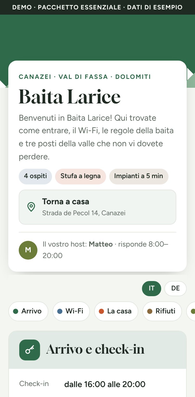 Anteprima della guida Baita Larice